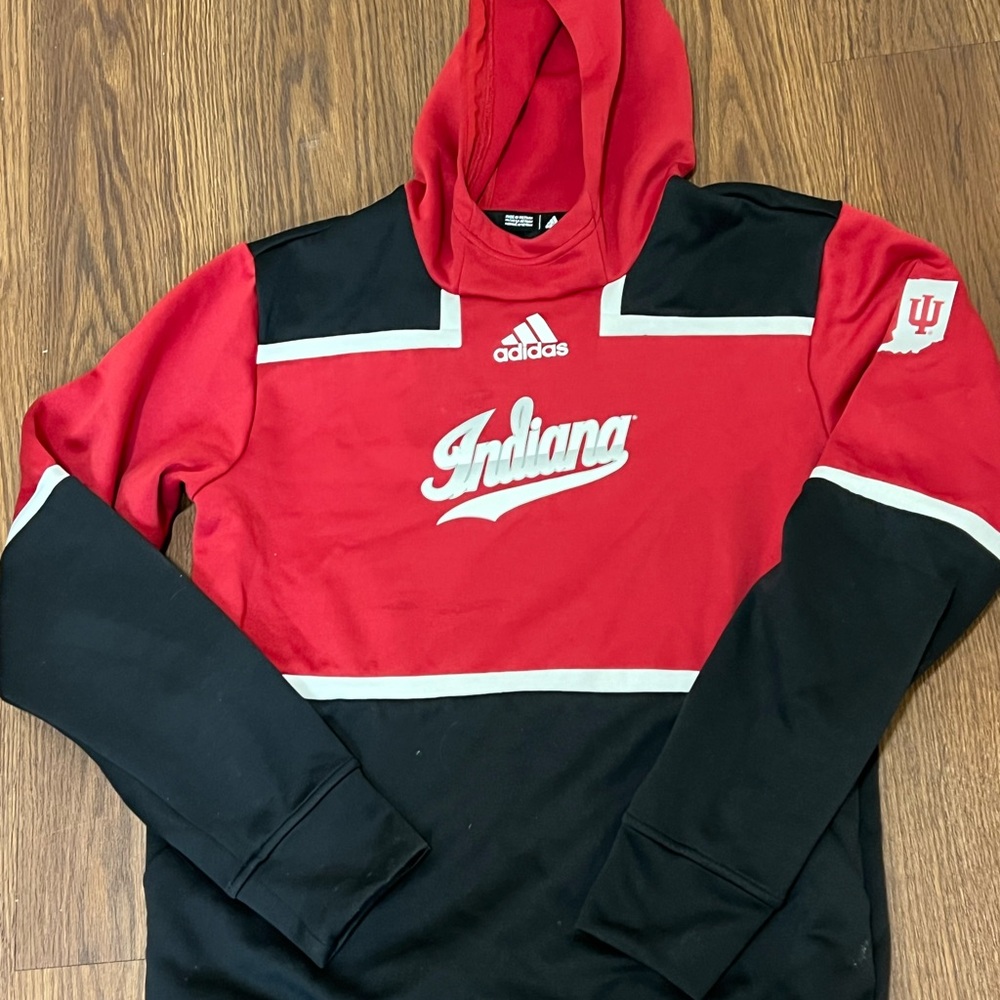 Adidas Indiana Red and Black Hoodie